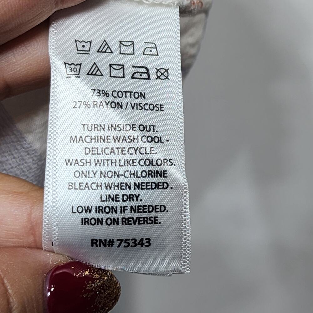 Sigrid Olsen Vneck Crossover Tank Top Size Large - image 2